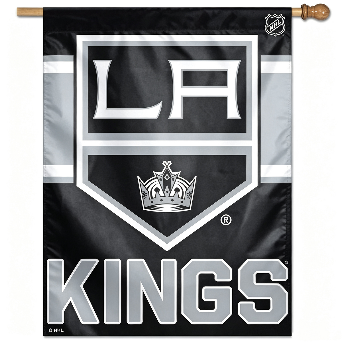 NHL Los Angeles Kings Flag - "12.5 x 18" "28 x 40" Inches - LA Kings Garden Flags