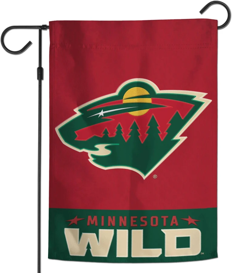 NHL Minnesota Wild Flag - "12.5 x 18" "28 x 40" Inches - Minnesota Wild Garden Flags