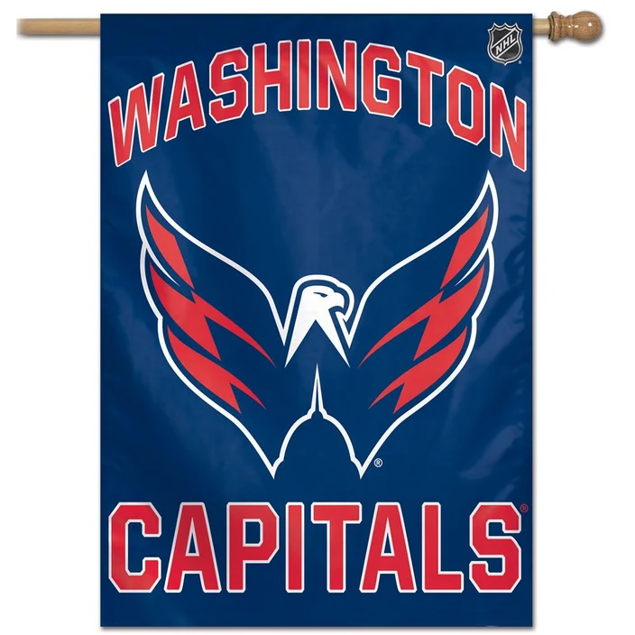 NHLWashington Capitals Flag - "12.5 x 18" "28 x 40" Inches - Washington Capitals Garden Flags