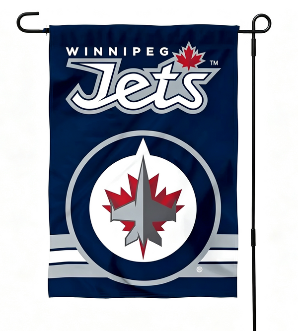 NHL Winnipeg Jets Flag - "12.5 x 18" "28 x 40" Inches - Winnipeg Jets Garden Flags