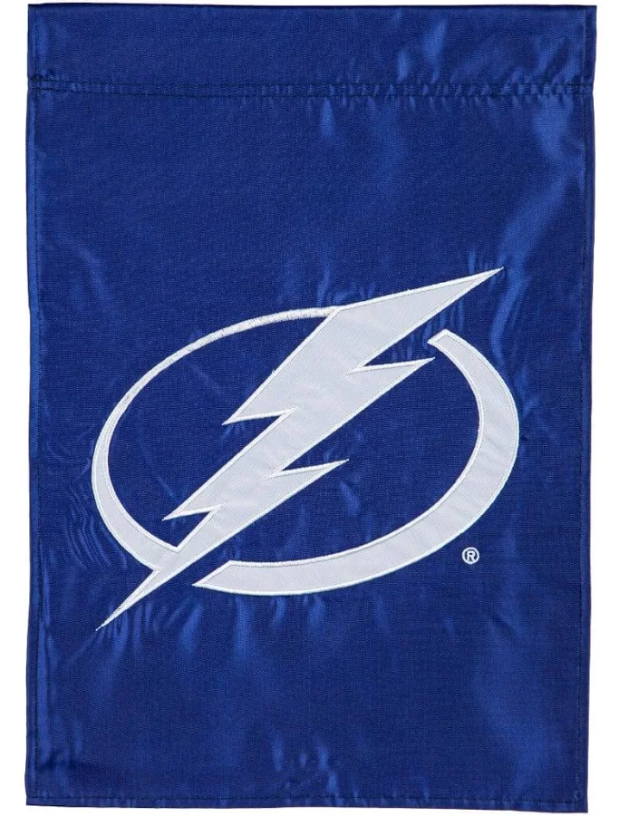 NHL Tampa Bay Lightning Flag - "12.5 x 18" "28 x 40" Inches - Tampa Bay Lightning Garden Flags