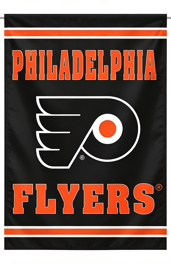 NHL Philadelphia Flyers Flag - "12.5 x 18" "28 x 40" Inches - Philadelphia Flyers Garden Flags