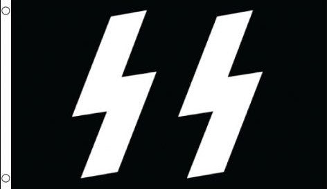 Waffen ss Flag-3x5ft German Military Flag-  German WW2 Flag
