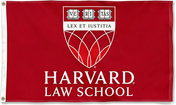 Harvard Crimson University Large College Flag- 3x5 ft H-NCAA Harvard Crimson Law School Banner-100% Polyester- One sided / Double sided