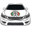 Mexico National Team Flag, Car Hood Cover Flag of Mexico Football Team, Engine Banner Flags,3.3X5ft,100% Polyester Elastic Fabrics Can be Washed