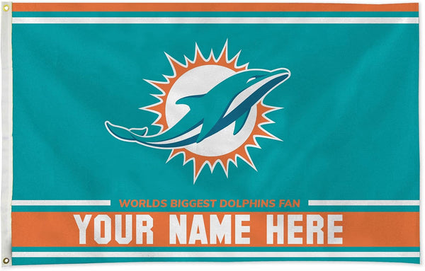 Miami Dolphins Flag-3x5FT NFL Banner-100% polyester-super bowl
