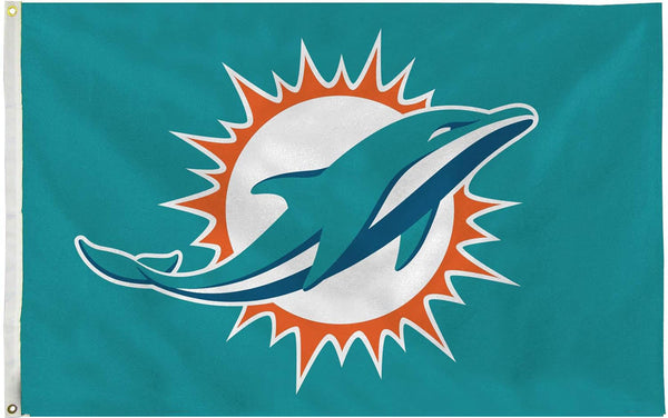 Miami Dolphins Flag-3x5FT NFL Banner-100% polyester-super bowl