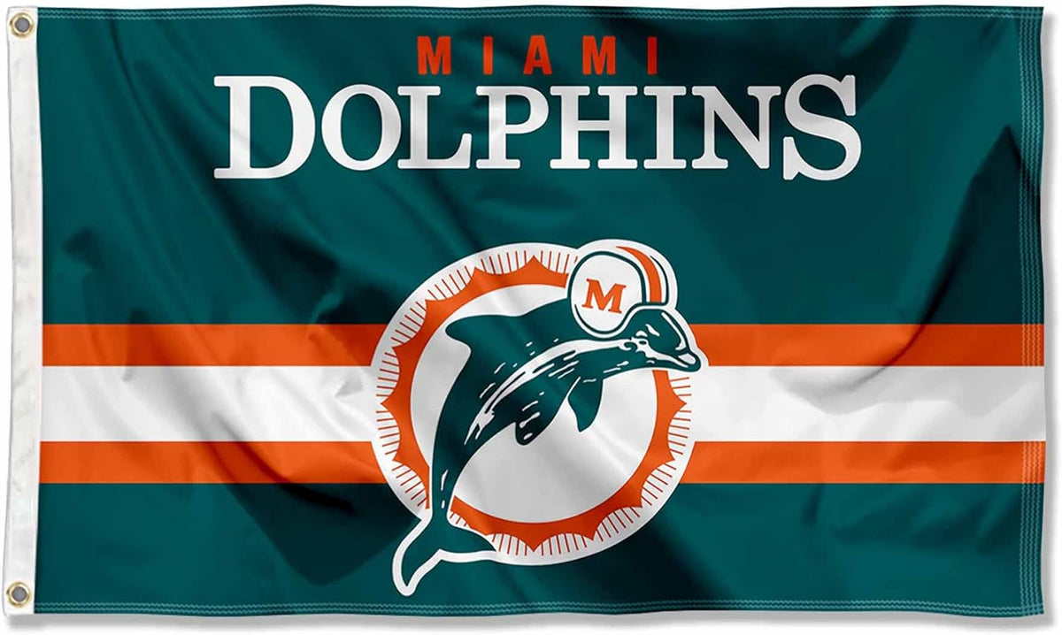 Miami Dolphins Flag-3x5FT NFL Banner-100% polyester-super bowl