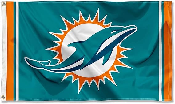 Miami Dolphins Flag-3x5FT NFL Banner-100% polyester-super bowl