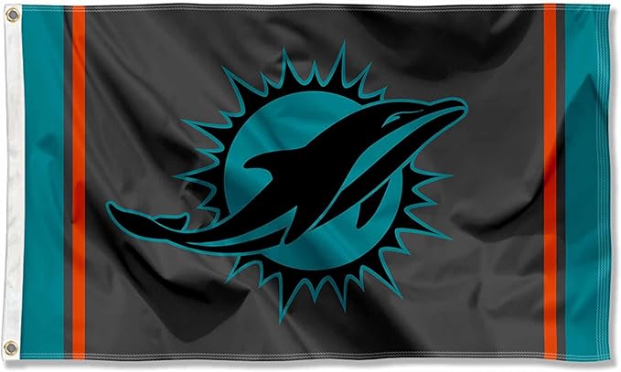Miami Dolphins Flag-3x5FT NFL Banner-100% polyester-super bowl