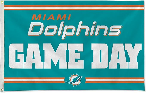 Miami Dolphins Flag-3x5FT NFL Banner-100% polyester-super bowl