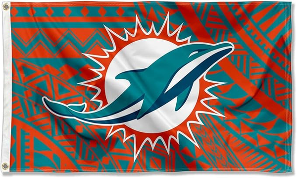 Miami Dolphins Flag-3x5FT NFL Banner-100% polyester-super bowl