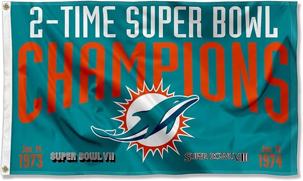 Miami Dolphins Flag-3x5FT NFL Banner-100% polyester-super bowl