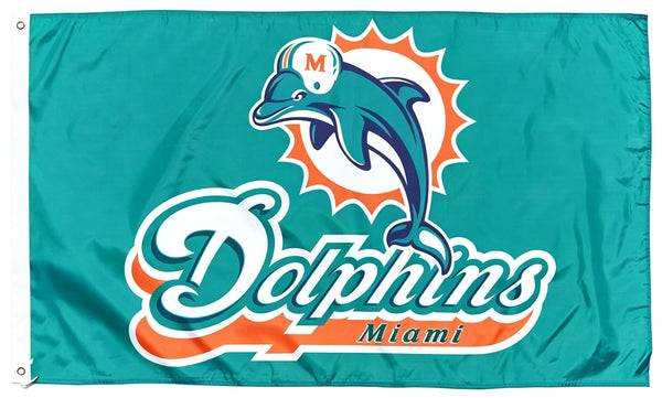 Miami Dolphins Flag-3x5FT NFL Banner-100% polyester-super bowl