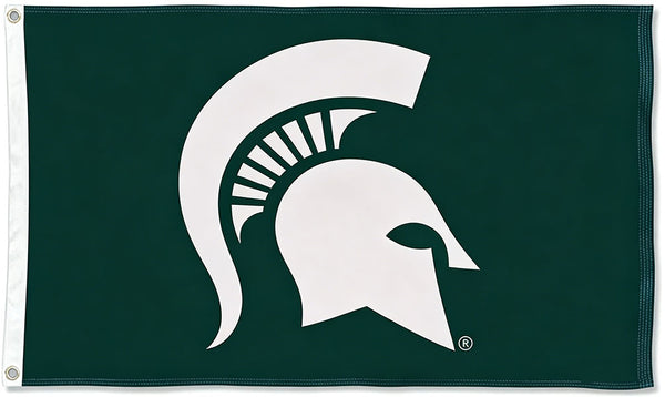 Michigan State Spartans Flag College Sports Flag-NCAA Michigan StateTeam University MSU  Banner -3x5 FT Banner-100% polyester-2 Metal Grommets