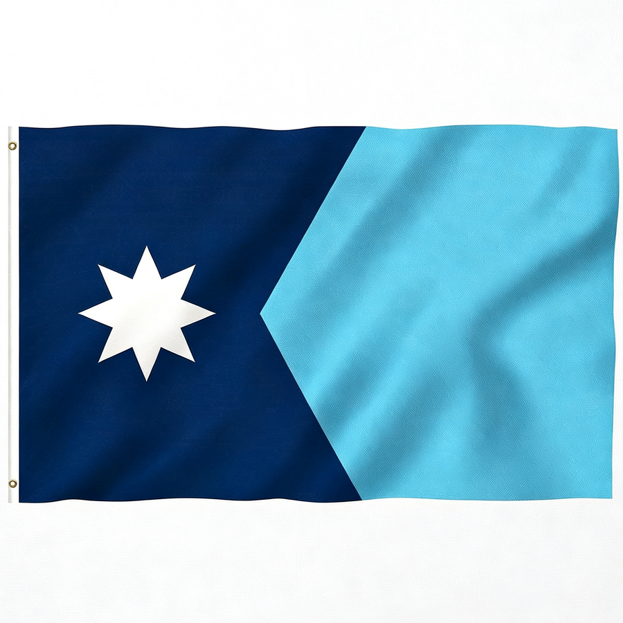 New Minnesota Flag -New Minnesota State MN 3x5 ft Banner-100% polyester-2 Metal Grommets-One sided /Two sided