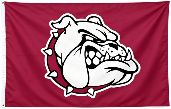 Mississippi State Bulldogs MSU University College Flag-NCAA 3x5 ft 100% polyester-2 Metal Grommets-One sided /Two sided