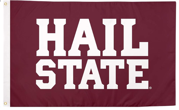Mississippi State Bulldogs MSU University College Flag-NCAA 3x5 ft 100% polyester-2 Metal Grommets-One sided /Two sided