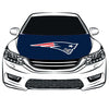 NFL New England Patriots Car Hood Cover Flag ,Engine Banner Flag flag of New England Patriots,3.3X5ft, 100% Polyester Elastic Fabrics Can be Washed Suitable for large SUV and Pickup Trucks
