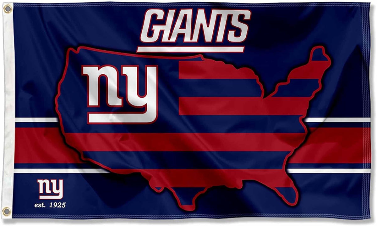 New York Giants Flag-3x5FT NFL NY Giants Flag Banner-100% polyester--One sided /Double sided
