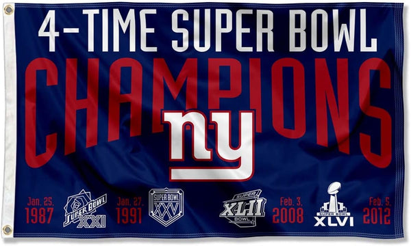 New York Giants Flag-3x5FT NFL NY Giants Flag Banner-100% polyester--One sided /Double sided