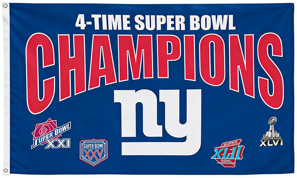 New York Giants Flag-3x5FT NFL NY Giants Flag Banner-100% polyester--One sided /Double sided