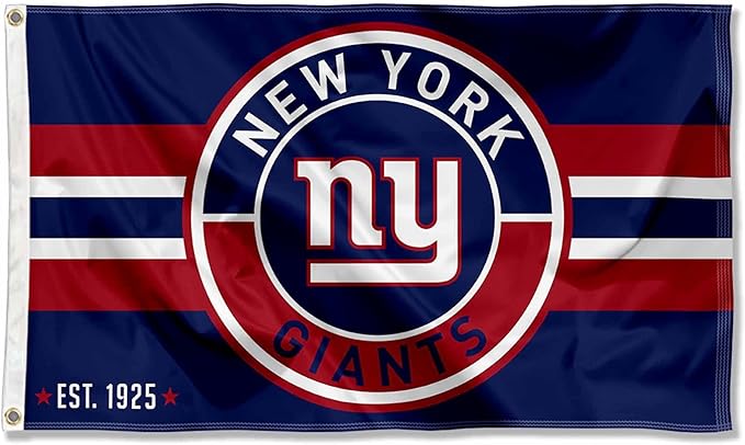 New York Giants Flag-3x5FT NFL NY Giants Flag Banner-100% polyester--One sided /Double sided
