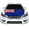 New Zealand Car Hood Cover Flag ,Engine Banner Flag of New Zealand,3.3X5ft, 100% Polyester Elastic Fabrics Can be Washed Suitable for large SUV and Pickup Trucks