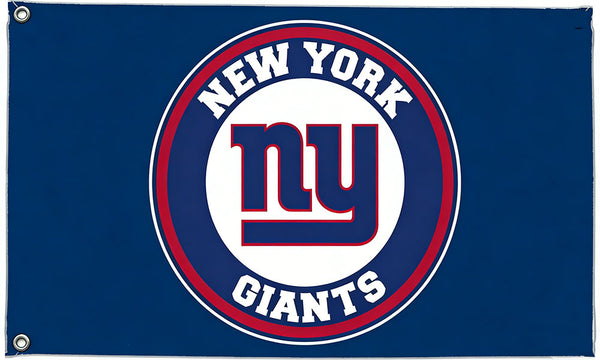 New York Giants Flag-3x5FT NFL NY Giants Flag Banner-100% polyester--One sided /Double sided