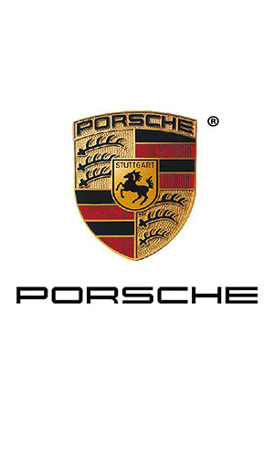 Vertical Porsche flag -3x5 ft