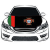 Portugal national football team Car Hood Cover Flag ,Engine Flag of Seleção Portuguesa de Futebol,3.3X5ft, 100% Polyester Elastic Fabrics Can be Washed Suitable for large SUV and Pickup Trucks