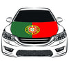 Portugal Car Hood Cover Flag ,Engine Flag of Portugal,3.3X5ft, 100% Polyester Elastic Fabrics Can be Washed Suitable for large SUV and Pickup Trucks