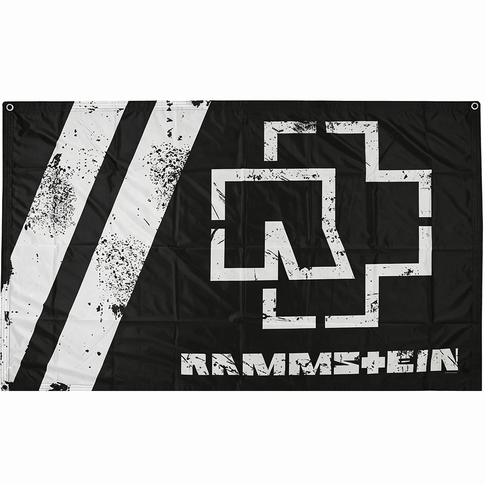 Rammstein Flag -3x5 ft Banner-100% polyester-2 Metal Grommets-One sided /Two sided