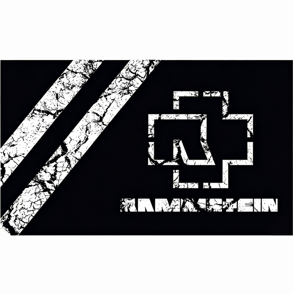 Rammstein Flag -3x5 ft Banner-100% polyester-2 Metal Grommets-One sided /Two sided