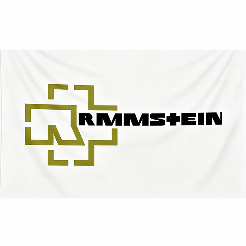 Rammstein Flag -3x5 ft Banner-100% polyester-2 Metal Grommets-One sided /Two sided