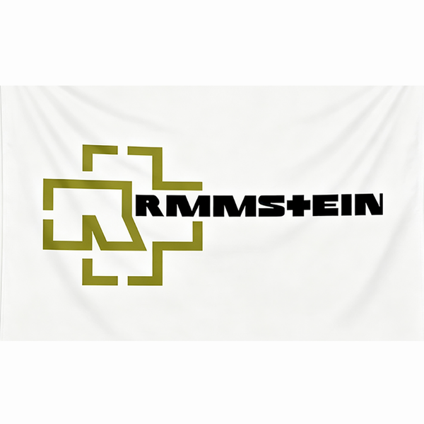 Rammstein Flag -3x5 ft Banner-100% polyester-2 Metal Grommets-One sided /Two sided