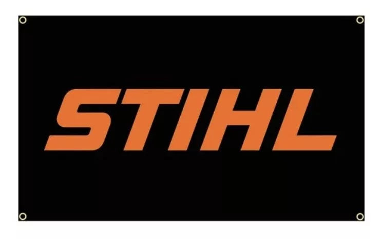 STIHL flag-3x5FT/ 2x3 FT  Double-sided Banner-100% polyester-2 Metal Grommets