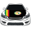 Senegal national football team Car Hood Cover Flag ,Engine Banner Flag of Senegal national team,3.3X5ft, 100% Polyester Elastic Fabrics Can be Washed Suitable for large SUV and Pickup Trucks