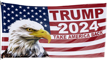 Double-Sided Trump 2024 Flag - Take America Back Double-Sided Trump 2024 Flag - Take America Back