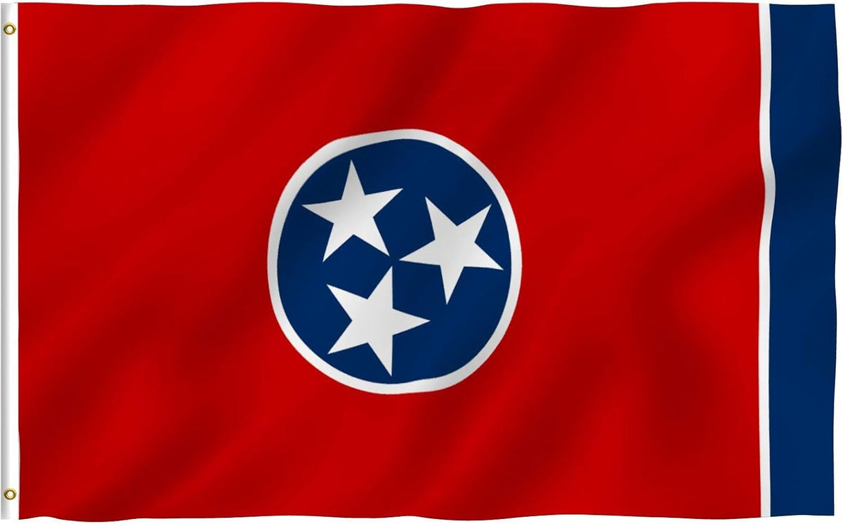 Tennessee State Flag-3x5 ft Tennessee TN Banner 100% polyester flag