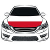Flag of Poland, Car Hood Cover Flag ,The Republic Of Poland Engine Banner,3.3X5ft,100% Polyester Elastic Fabrics Can be Washed