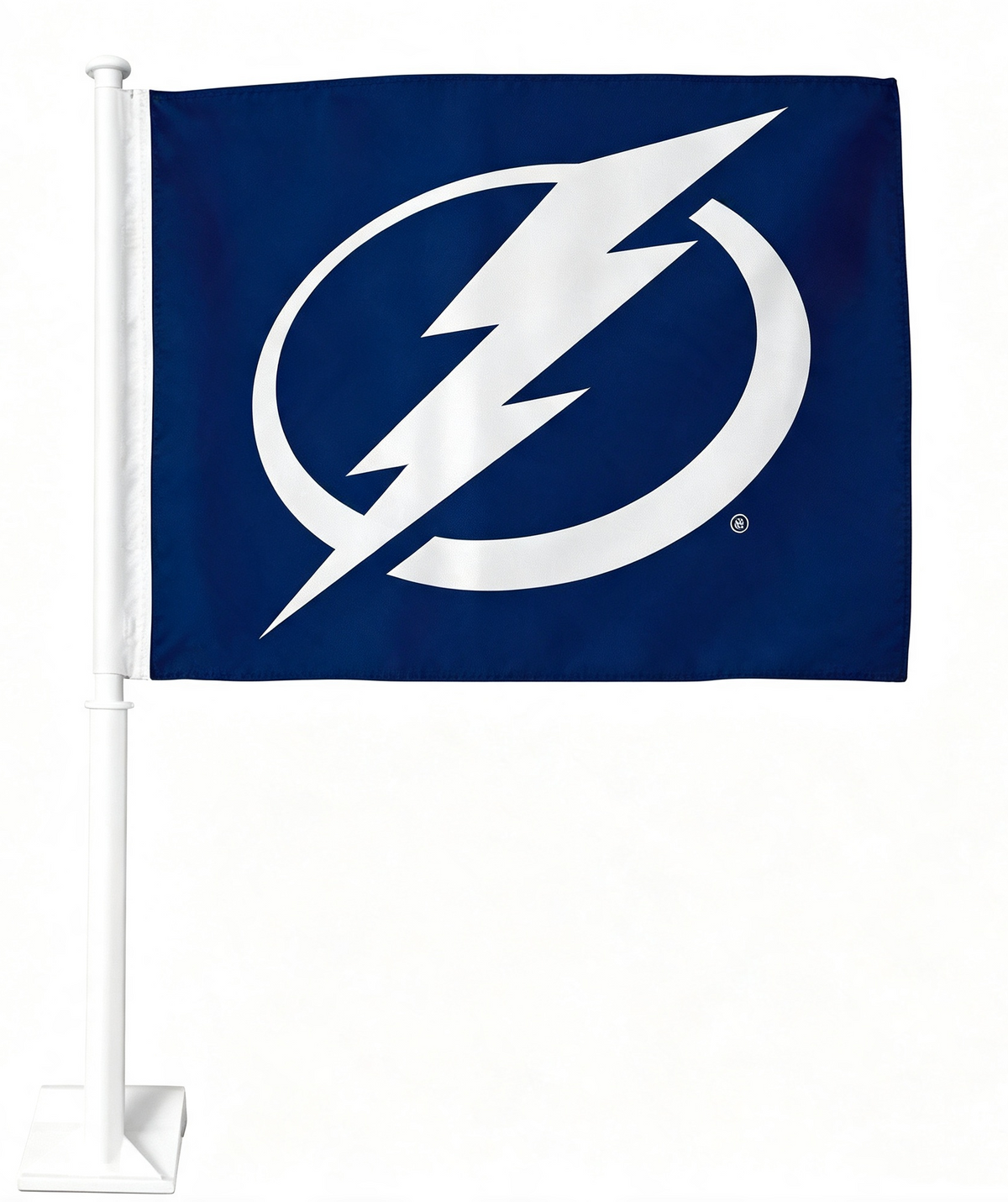 NHL St. Louis Blues Car Window Flag of  St. Louis Blues 11X18 Inch(28x46cm) 100% Polyester, Strong White Flagpole