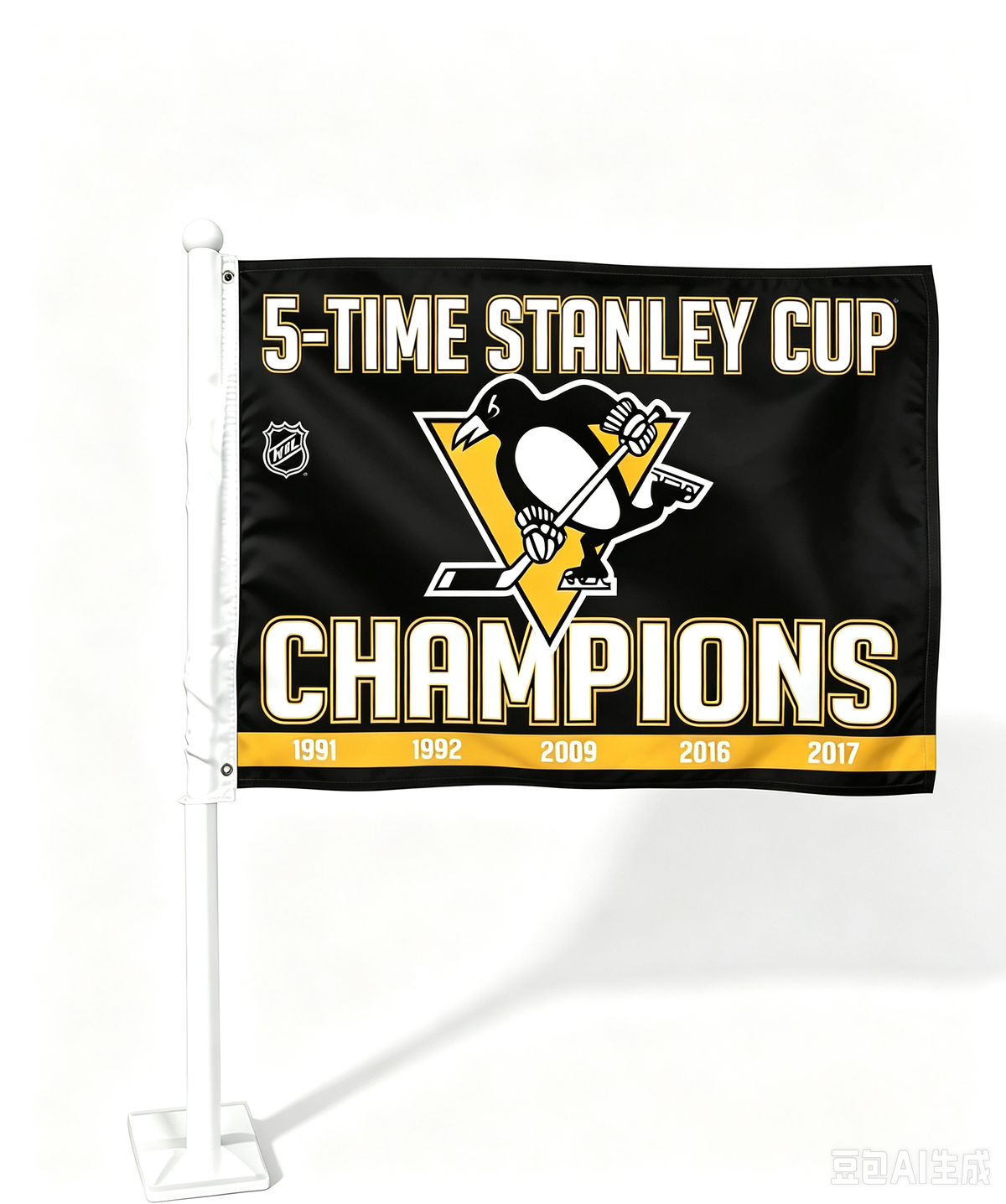 NHL Pittsburgh Penguins Flag - "12.5 x 18" "28 x 40" Inches - Pittsburgh Penguins Garden Flags