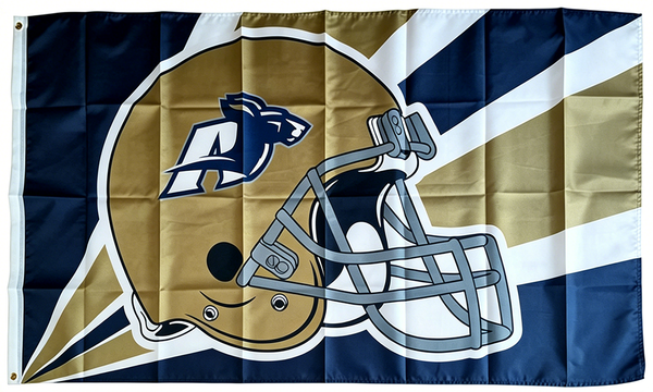 Akron Flag -Akron Zips Flag -3x5 ft 100% Polyester NCAA The University of Akron Banner-One sided / Double sided