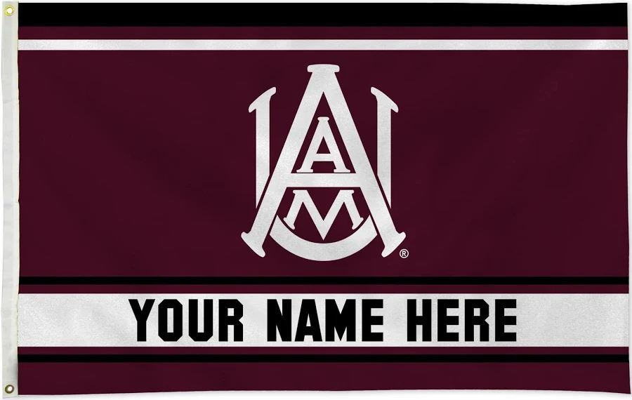 Alabama A&M University AAMU Flag - NCAA 3 x 5 Feet Bulldogs Banner-100% Polyester One sided / Double sided