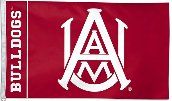 Alabama A&M University AAMU Flag - NCAA 3 x 5 Feet Bulldogs Banner-100% Polyester One sided / Double sided