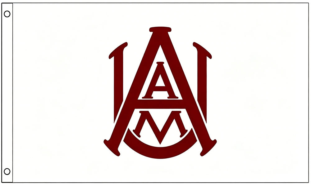 Alabama A&M University AAMU Flag - NCAA 3 x 5 Feet Bulldogs Banner-100% Polyester One sided / Double sided