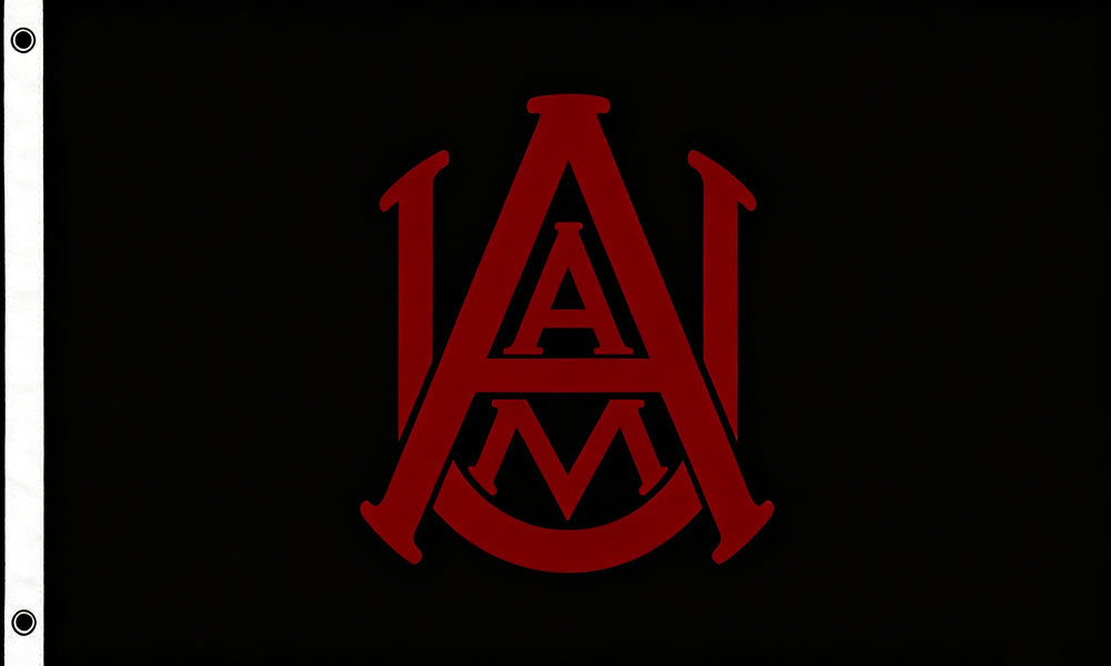 Alabama A&M University AAMU Flag - NCAA 3 x 5 Feet Bulldogs Banner-100% Polyester One sided / Double sided