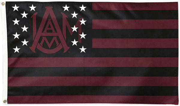 Alabama A&M University AAMU Flag - NCAA 3 x 5 Feet Bulldogs Banner-100% Polyester One sided / Double sided