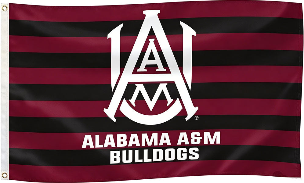Alabama A&M University AAMU Flag - NCAA 3 x 5 Feet Bulldogs Banner-100% Polyester One sided / Double sided